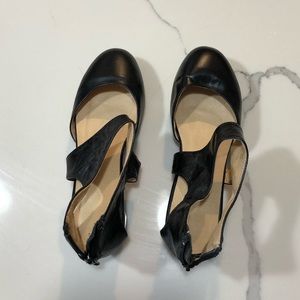 Black Mary Jane style heels